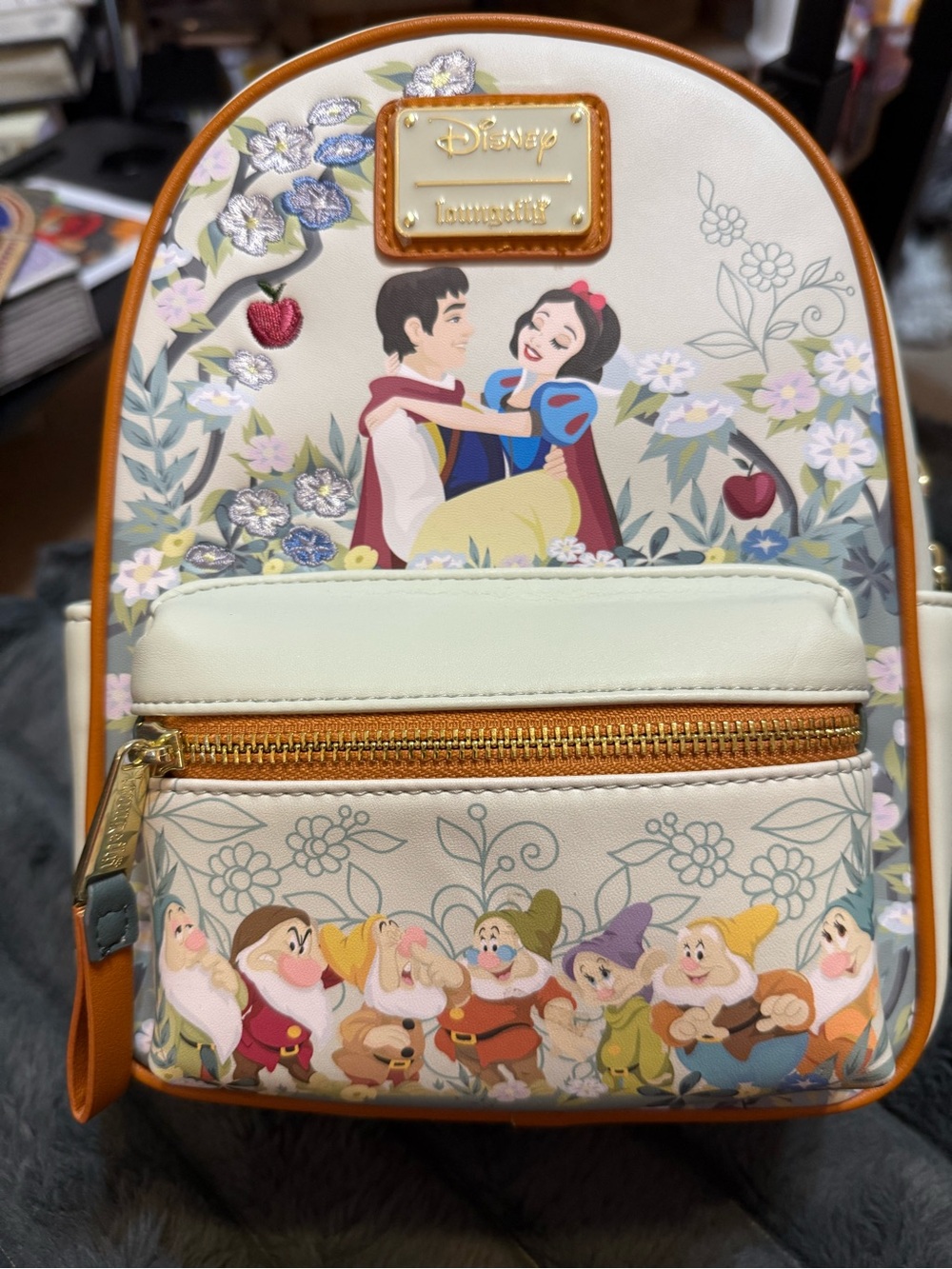BN LF Disney Snow White Backpack with BN LF card wallet and LN full size wallet